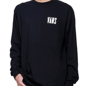 VANS반스 남성 타이프 스태커 롱~티셔츠 블랙 XL