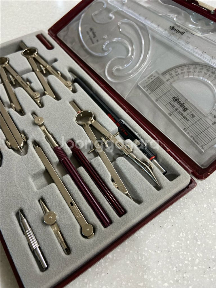로트링 rotring 컴퍼스 세트--1