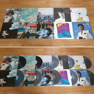 이문세 이장호 한미음 다섯손가락외 가요 LP음반 10장