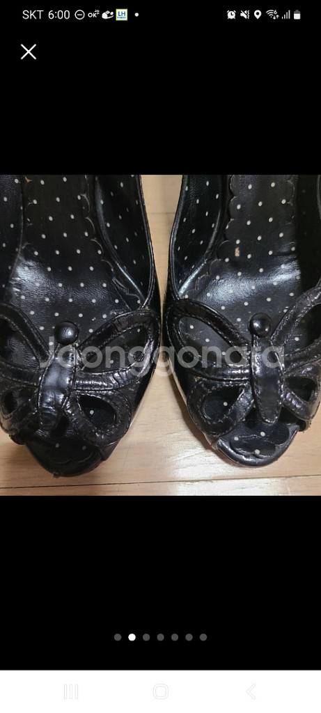 정품 모스키노 블랙 오픈토 235--1