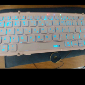 아이노트 x folding rgb led 접이식 키보드