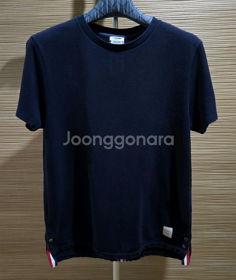 24ss 톰브라운 삼선 스트라이프 반팔티 4. 몽클레어--0