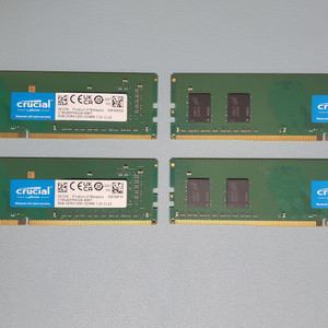 마이크론 DDR4 3200 8GB 단면 4장 택포