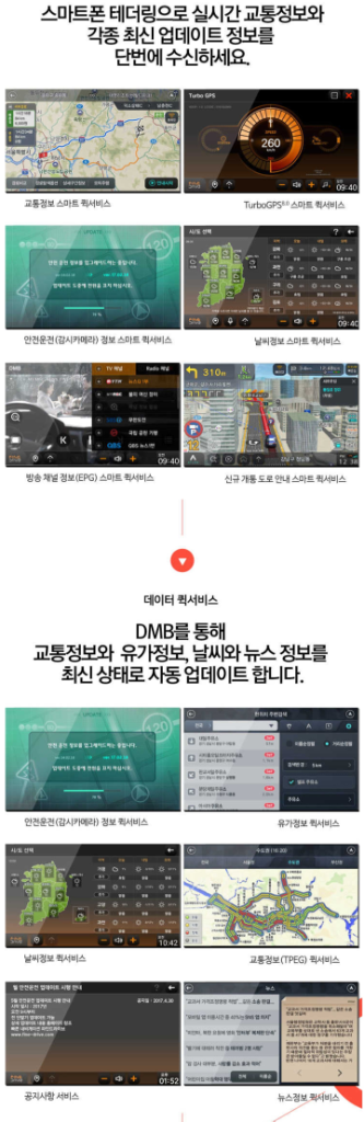 (8인치매립) 파인드라이브 몬스터7 네비게이션--7