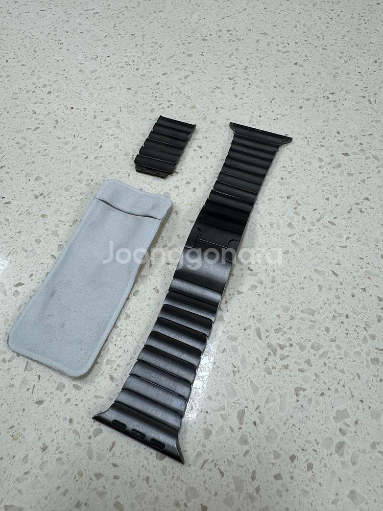 애플워치 링크브레이슬릿 스페이스블랙 42/44/45mm--0