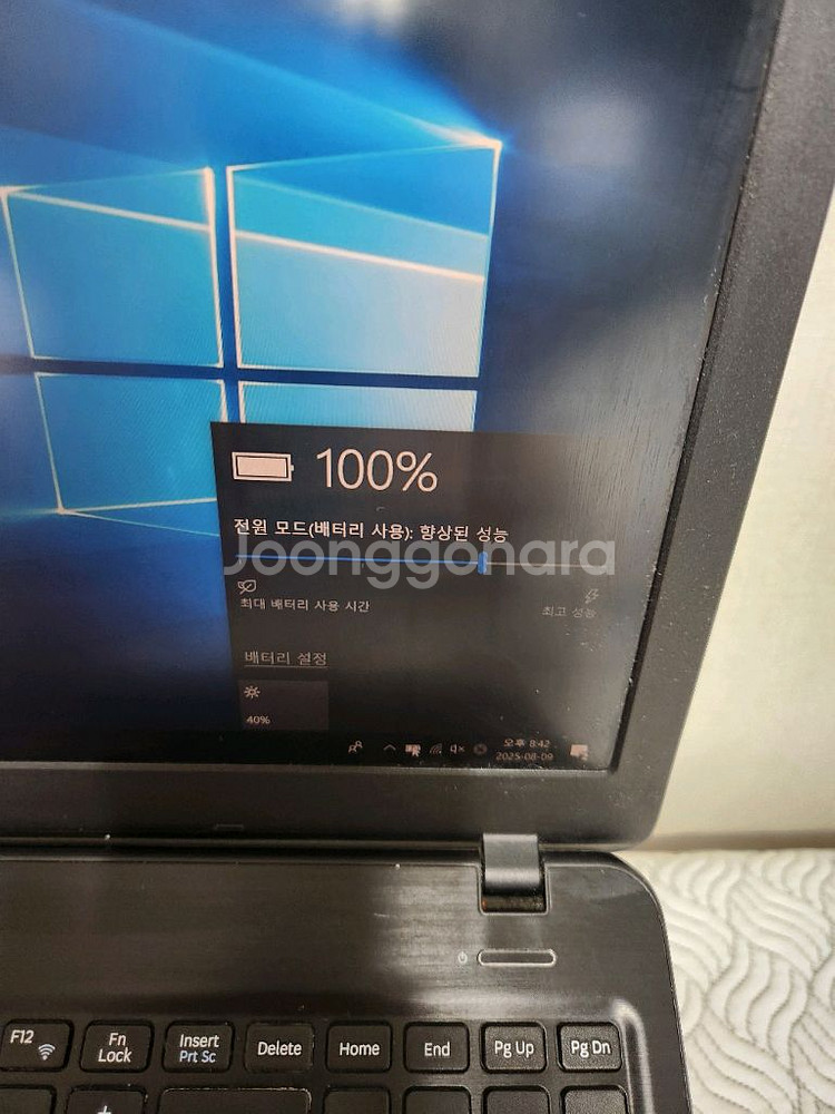 삼성 블랙 노트북 판매합니다. 외관에 약간의 사용감 있--3