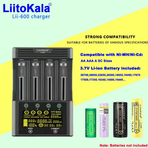 LiitoKala Lii-600 건전지 충전기