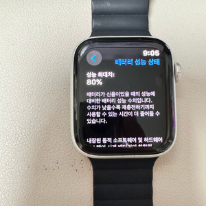애플워치se2 44mm 실버