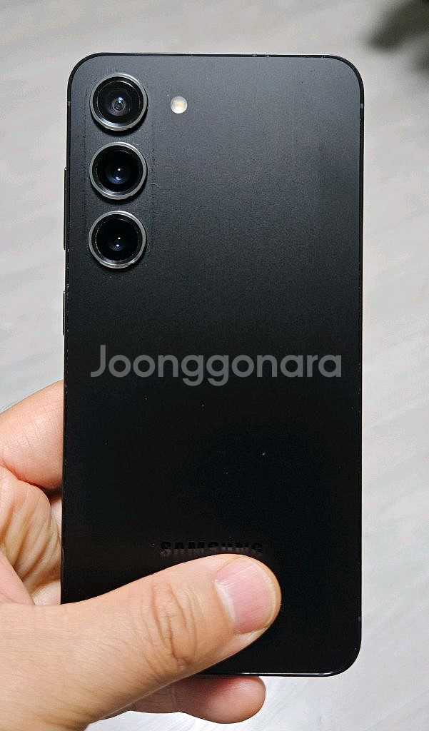 갤럭시 S23 블랙 256GB A급 싸게 팝니다.--1