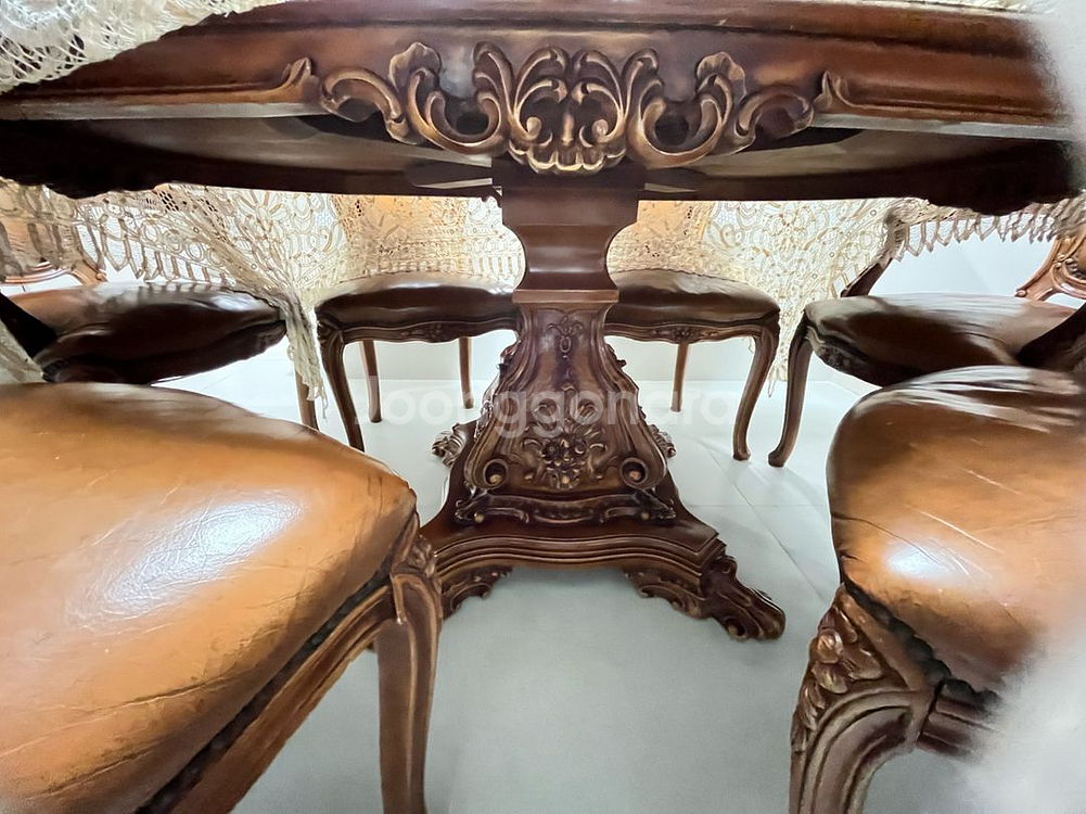 엔틱 찬장 식탁 세트 (일괄로만 판매)--3