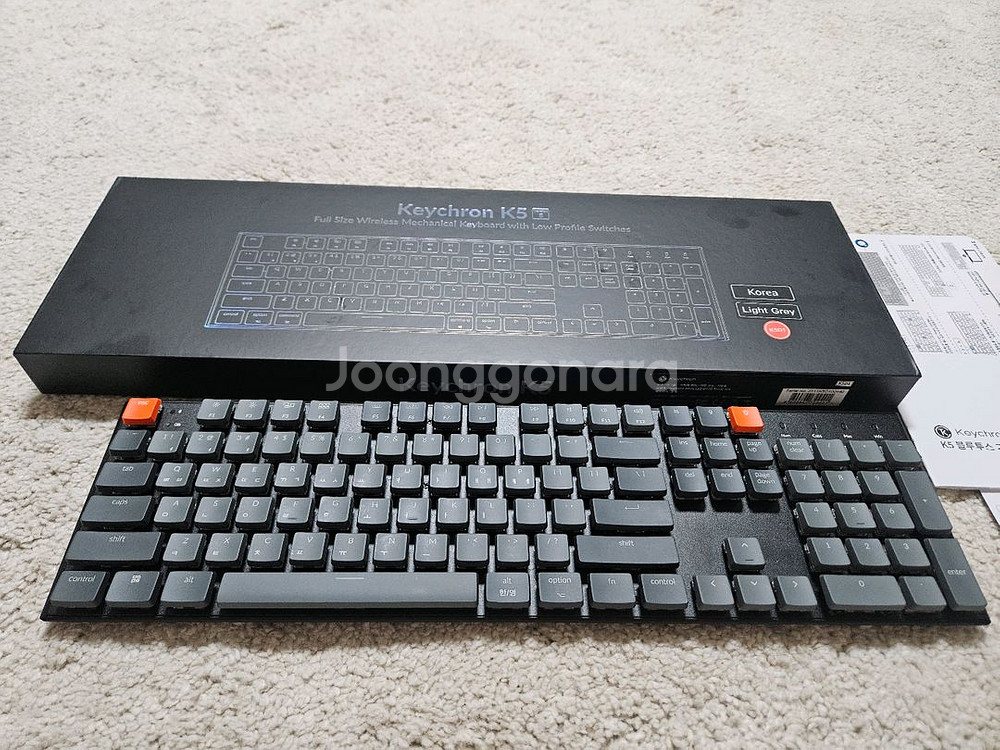 Keychron K5 로우프로파일 적축 핫스왑 LED--1