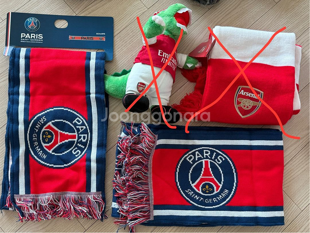 축구용품 머플러 PSG 파리 생제르맹--0