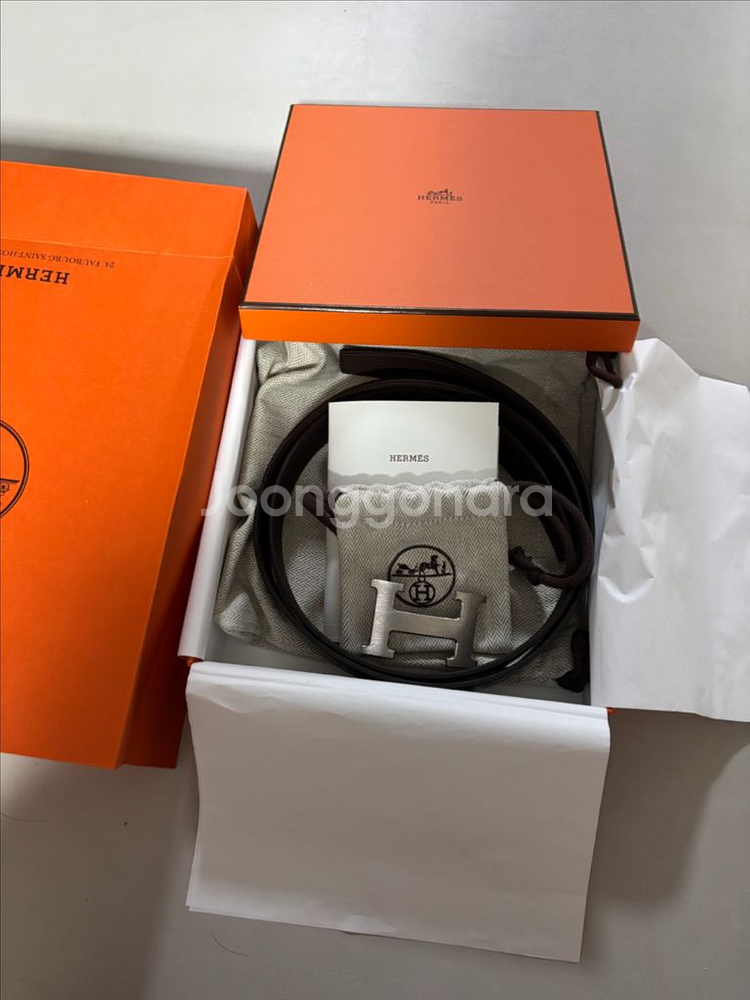 에르메스 리버서블 H 벨트 32--2