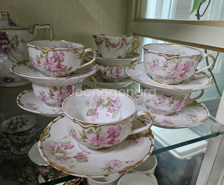 Haviland Limoges(하빌랜드 리모주)티세트--1