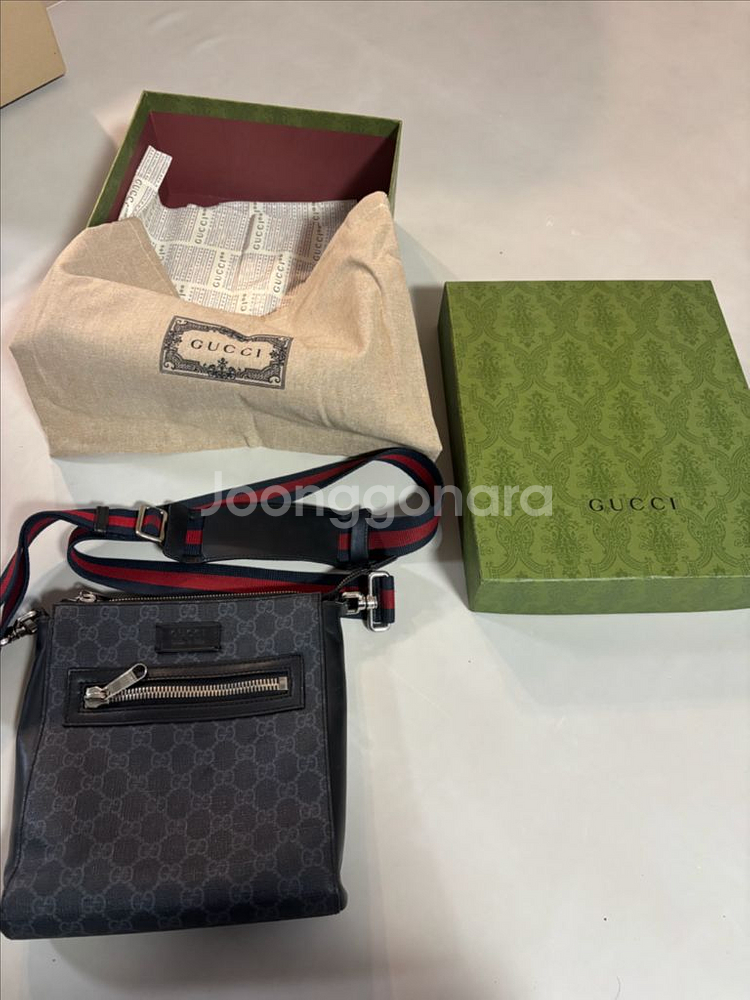 구찌 gg 스몰 메신저백 남성--6