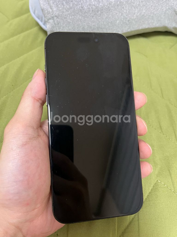 아이폰 15프로맥스 256gb 블랙 티타늄--1