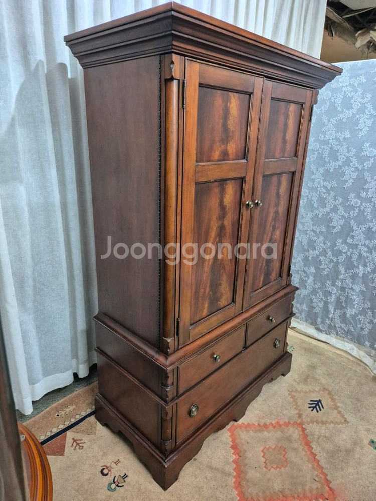 엔틱 원목 Lane 3D TV Cabinet/입본장--1