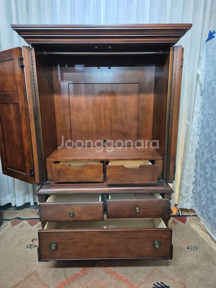 엔틱 원목 Lane 3D TV Cabinet/입본장--4