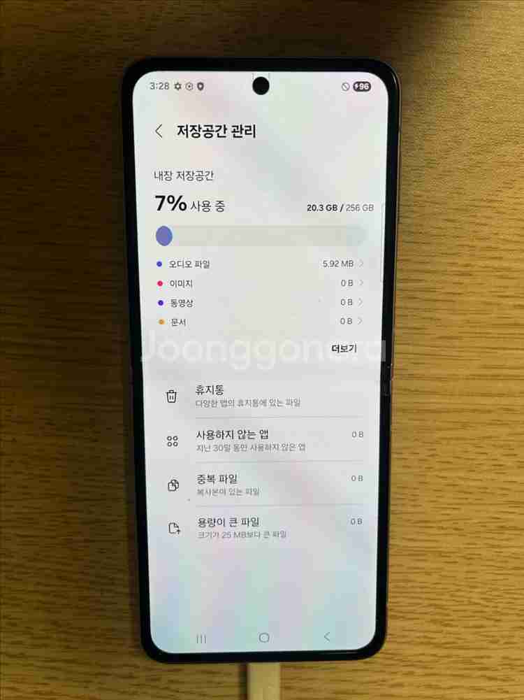 갤럭시 Z플립3 퍼플 부품용 판매--7