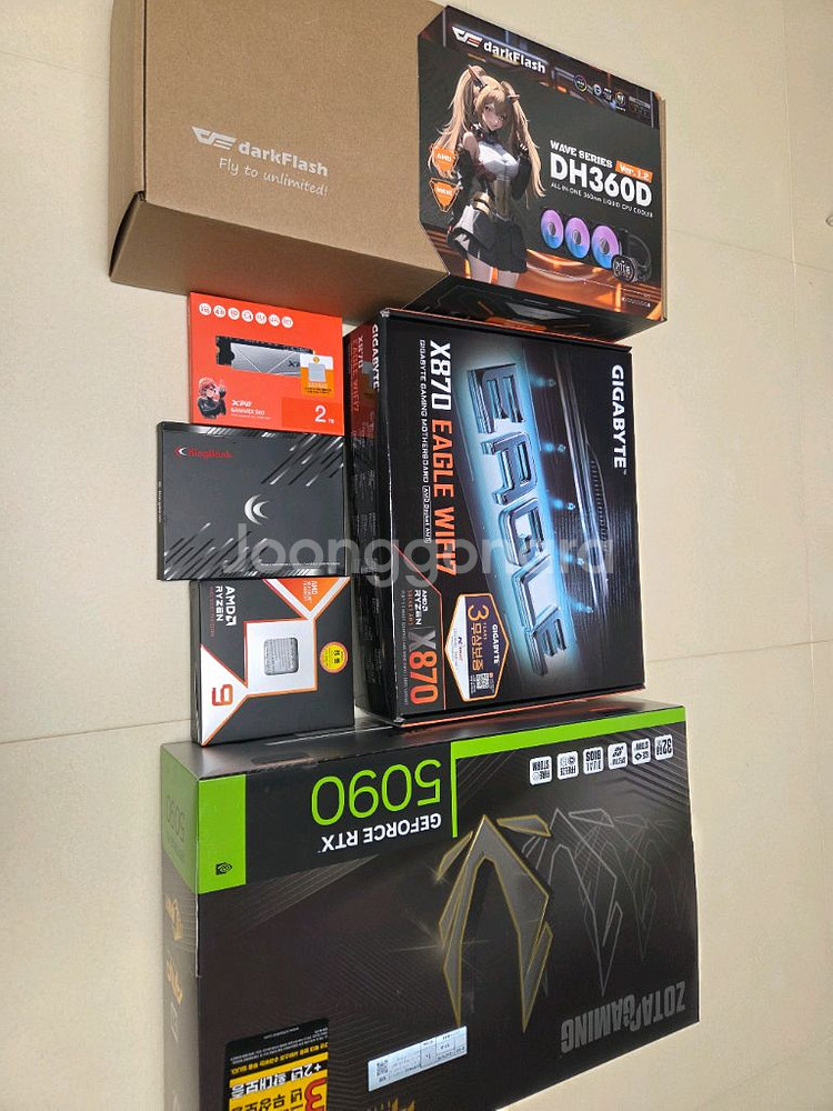 9950x3d, x870, 48gb, 2tb, 5090--4