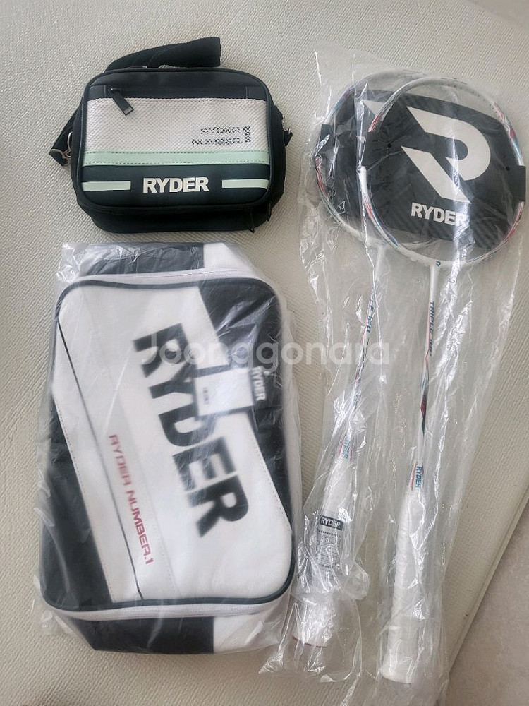 라이더 배드민턴 라켓 트리플100 파우치 세트 (새--8