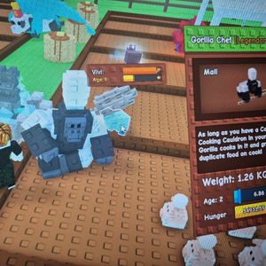 그로우 어 가든 고릴라 펫 8마리