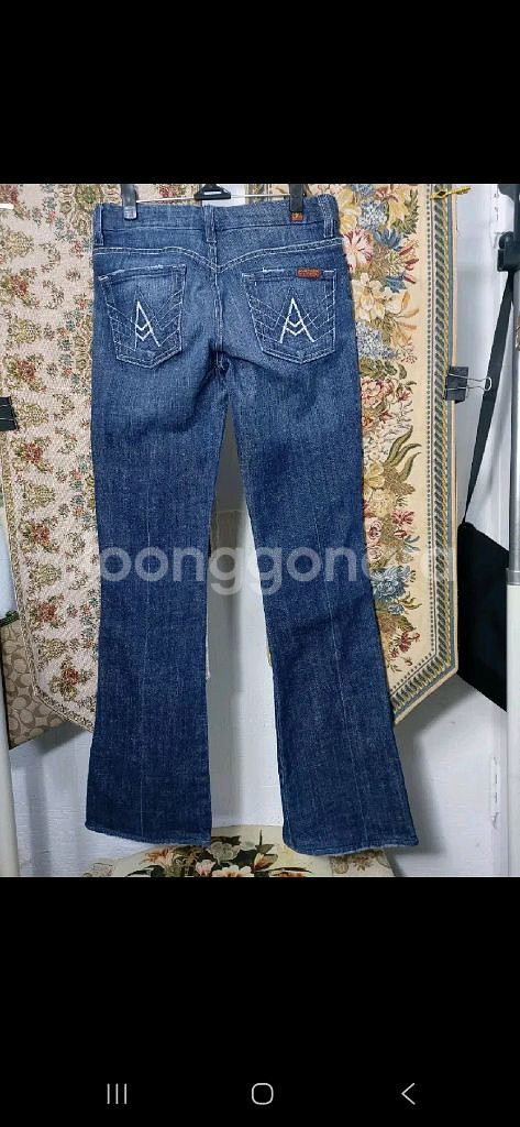 25 세븐진 빈티지 부츠컷 청바지--1
