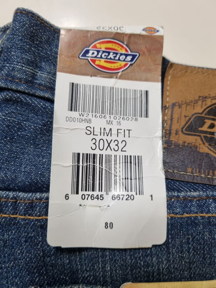 30)새상품)딕키즈 슬림핏 데님 생지 워싱 일자청바지 이미지