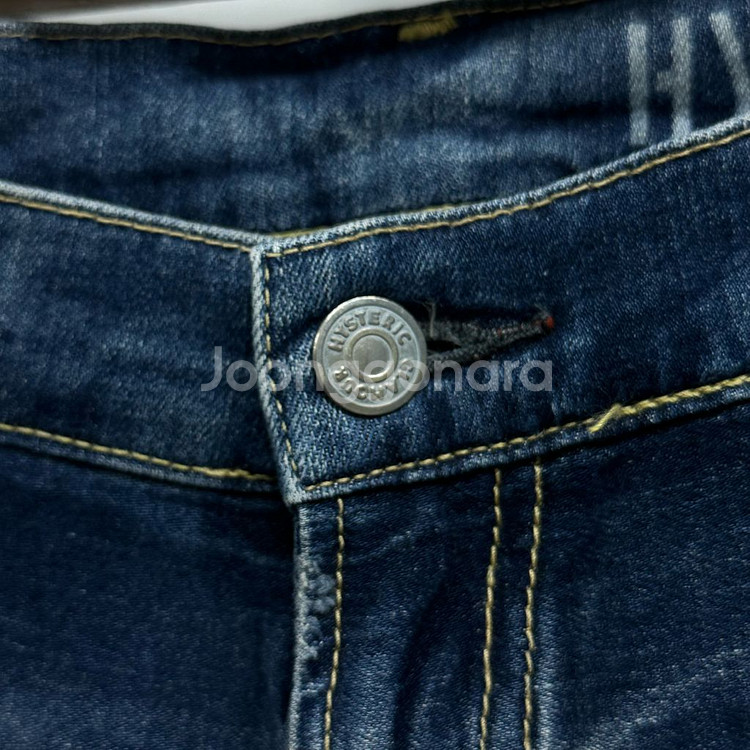 히스테릭글래머 sea snake 데님 팬츠--4