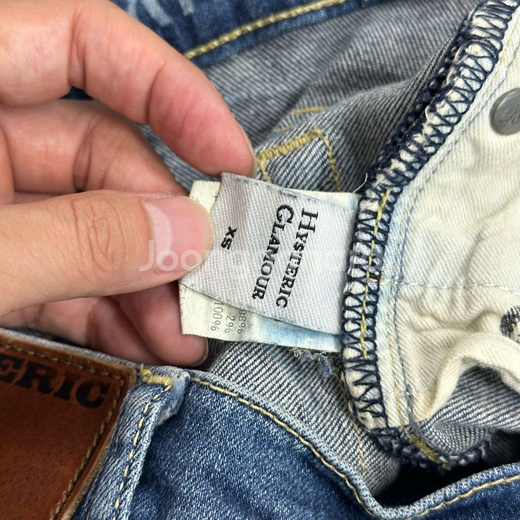 히스테릭글래머 sea snake 데님 팬츠--9