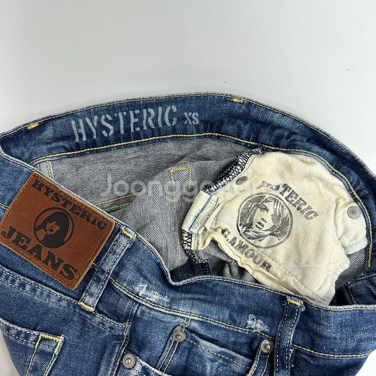 히스테릭글래머 sea snake 데님 팬츠--8