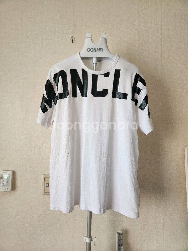 몽클레어 넥로고 반팔티(XXL)--7