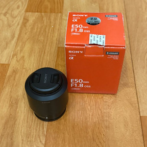 Sony Sel50f18 렌즈 50mm e마운트
