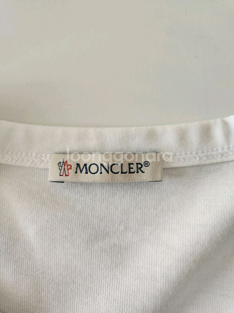 몽클레어 넥로고 반팔티(XXL)--4