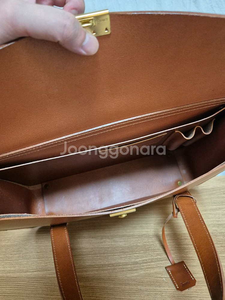 헤비츠 통가죽 브리프 케이스 새제품급 팝니다--7