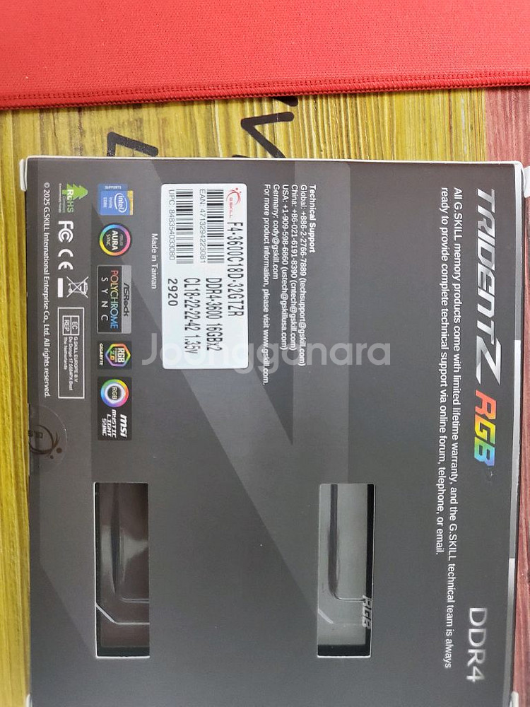 G.SKILL DDR4 16*2--2