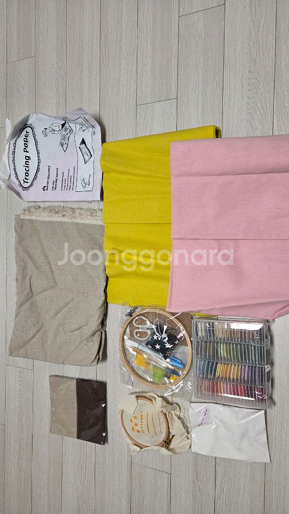 프랑스자수 세트 diy 공예 십자수실 프랑스자수실--0
