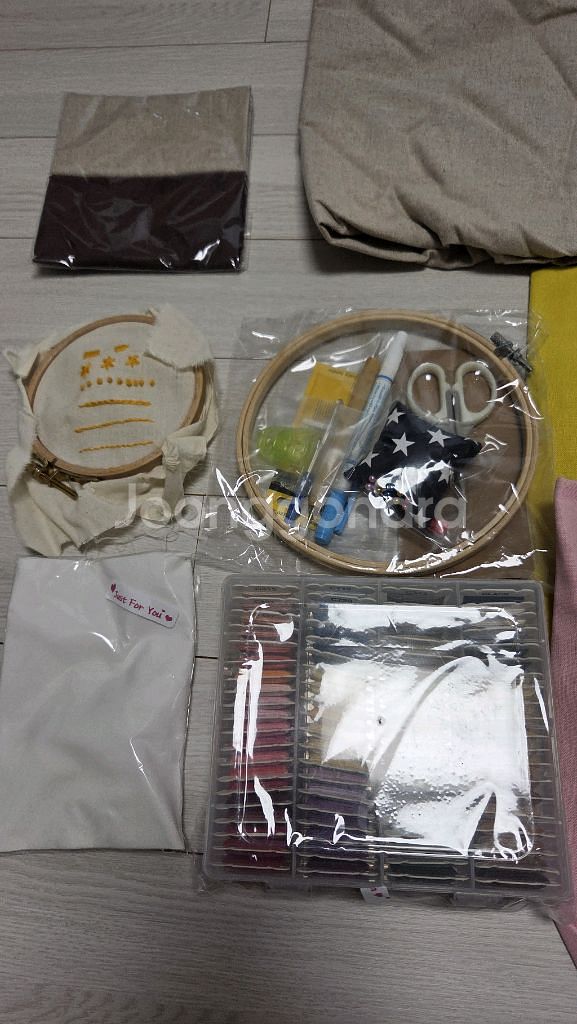 프랑스자수 세트 diy 공예 십자수실 프랑스자수실--4