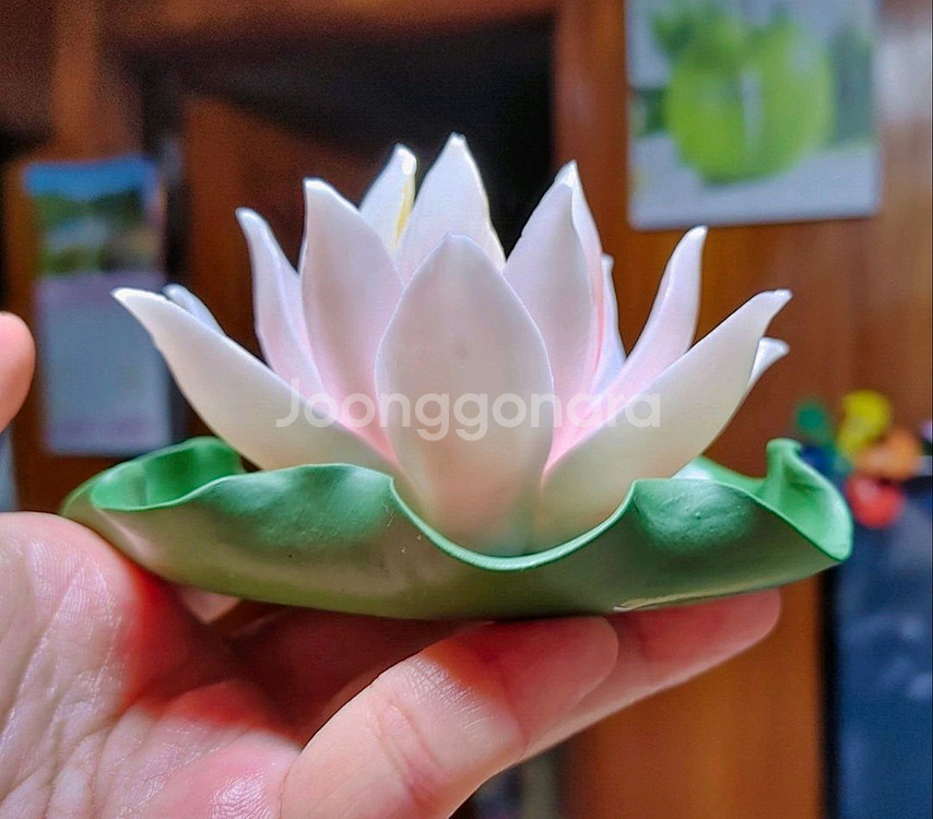 연꽃 인센스 홀더 향꽂이--3