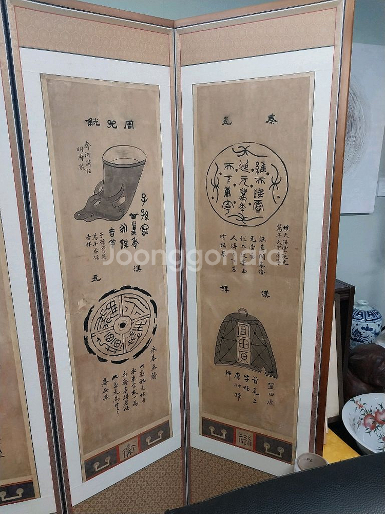 조선시대 민화 병풍--5