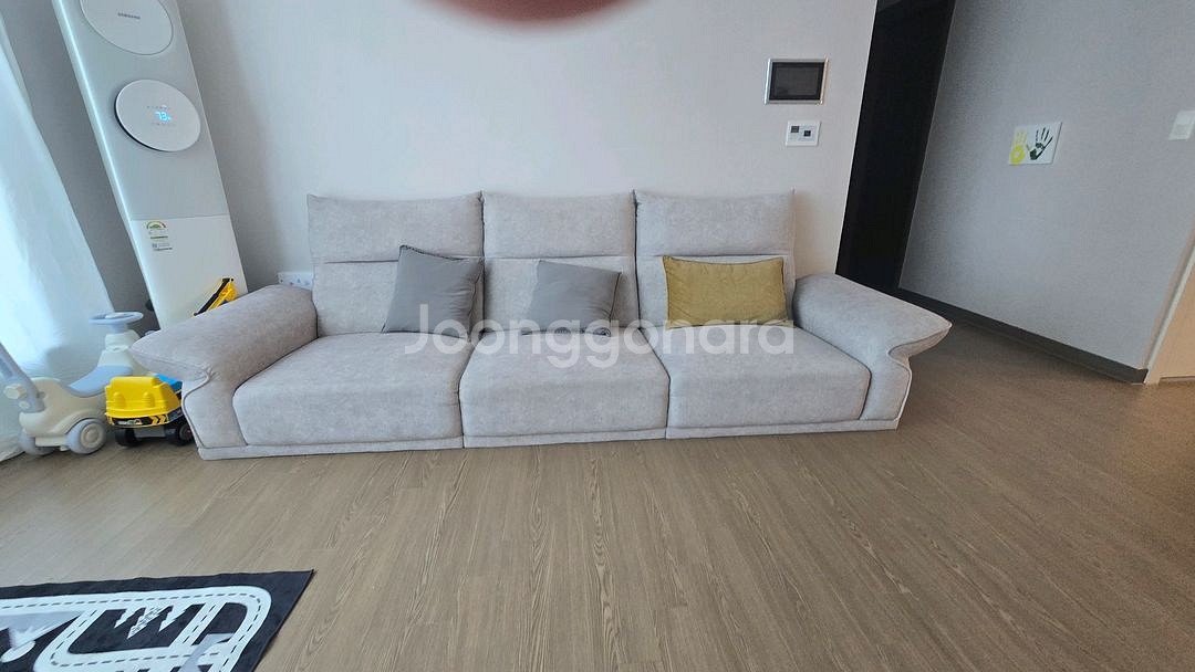 저상형 패브릭 쇼파 4인용--1