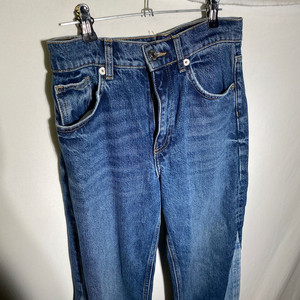 36)자라 투톤 데님 청바지 팬츠