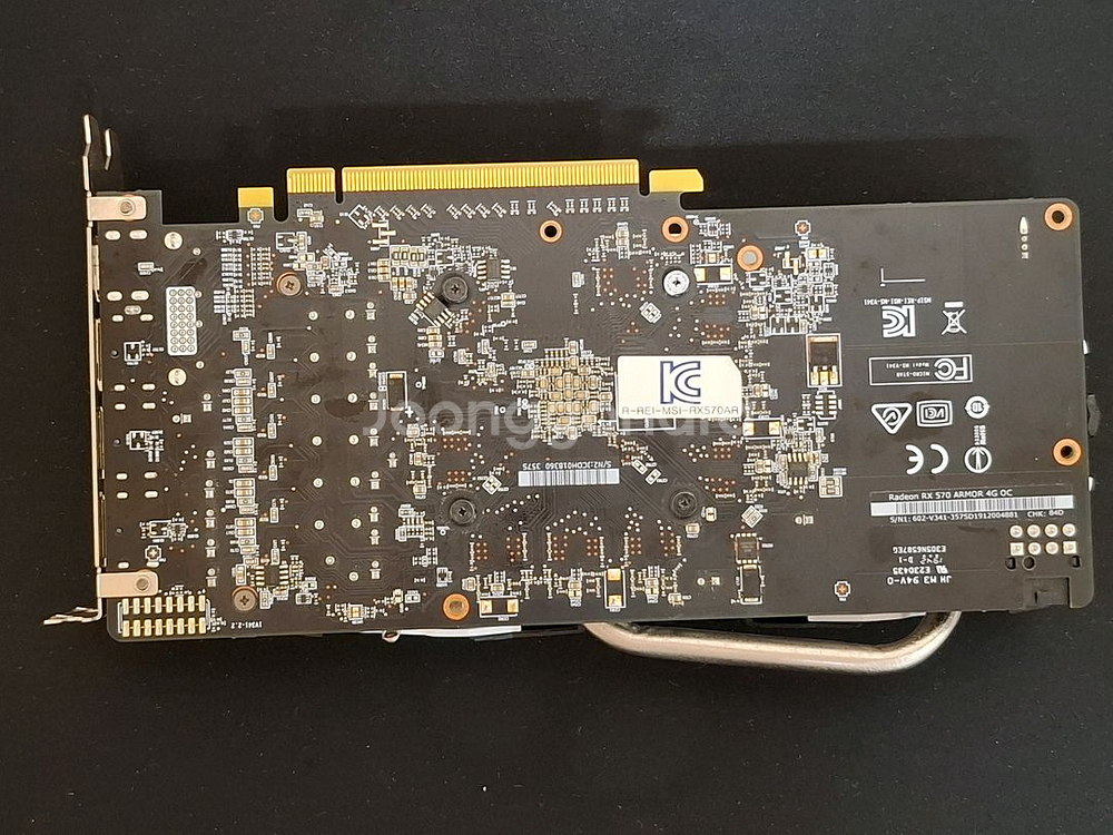 컴퓨터 그래픽카드 MSI RX570 4GB--3