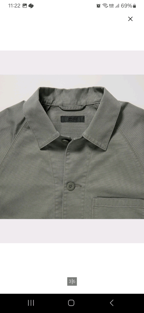 유니클로 유틸리티 워크재킷 L--3