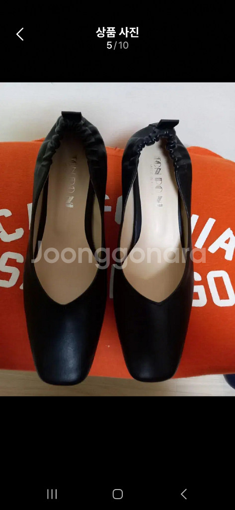 여성 주름 뒷밴딩 펌프스 구두 (245)--4