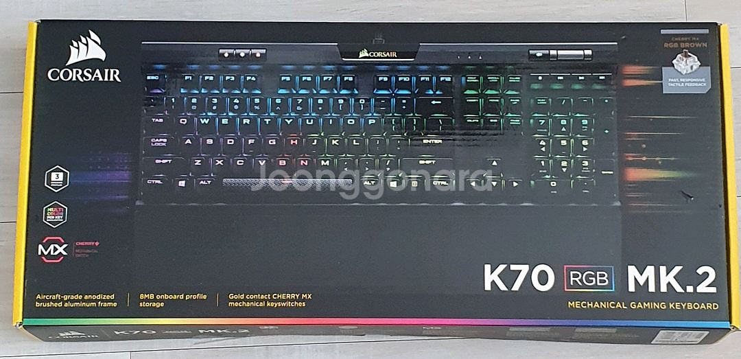 커세어 K70 RGB MK.2 갈축--3