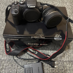캐논 EOS R10+18~45mm렌즈+여분 배터리
