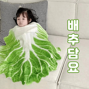 인스타 무릎담요 보들보들 특이한아이템 캠핑 배추이불