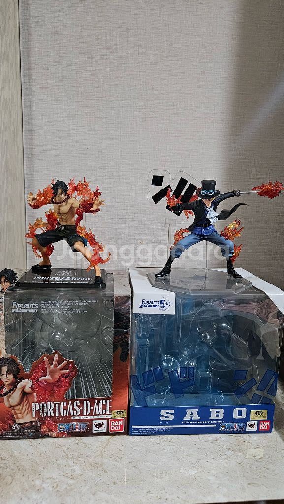 [원피스 피규어] 흰수염, 죠즈, 에이스, 사보, 조로--1