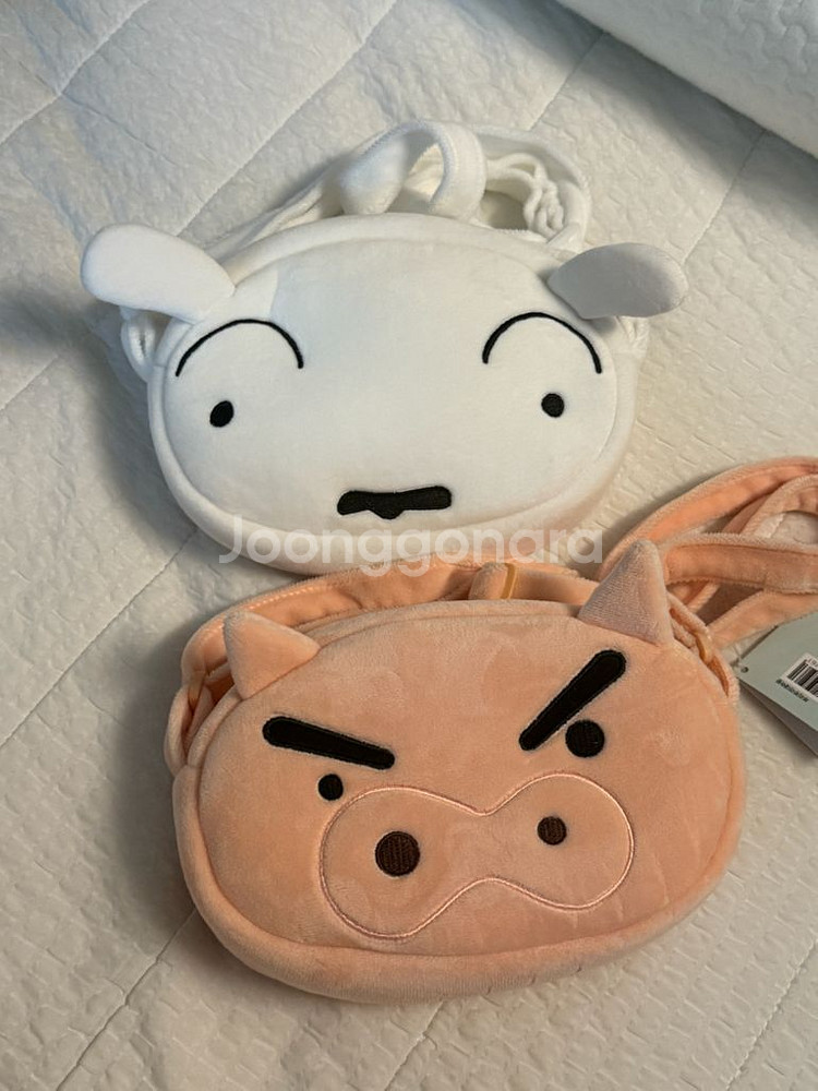 짱구 흰둥이 부리부리 크로스백 가방 2개 세트--0